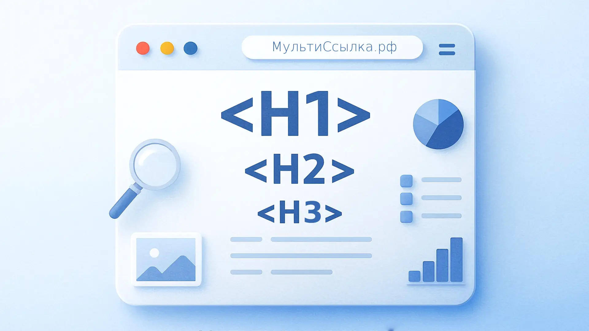 Как заголовки h1, h2 и h3 помогают сайту мультиссылке