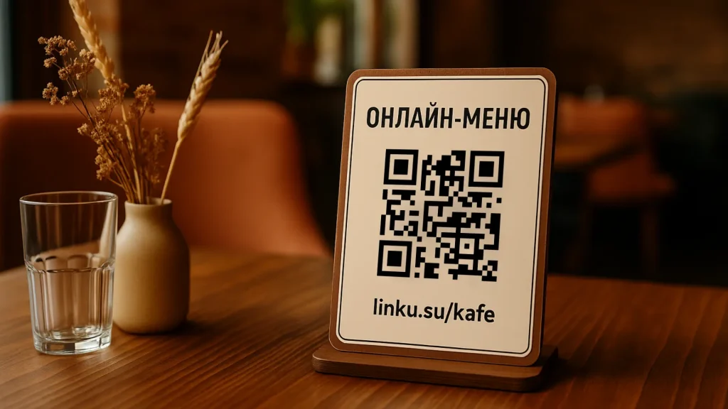 Пример онлайн меню для кафе и ресторана