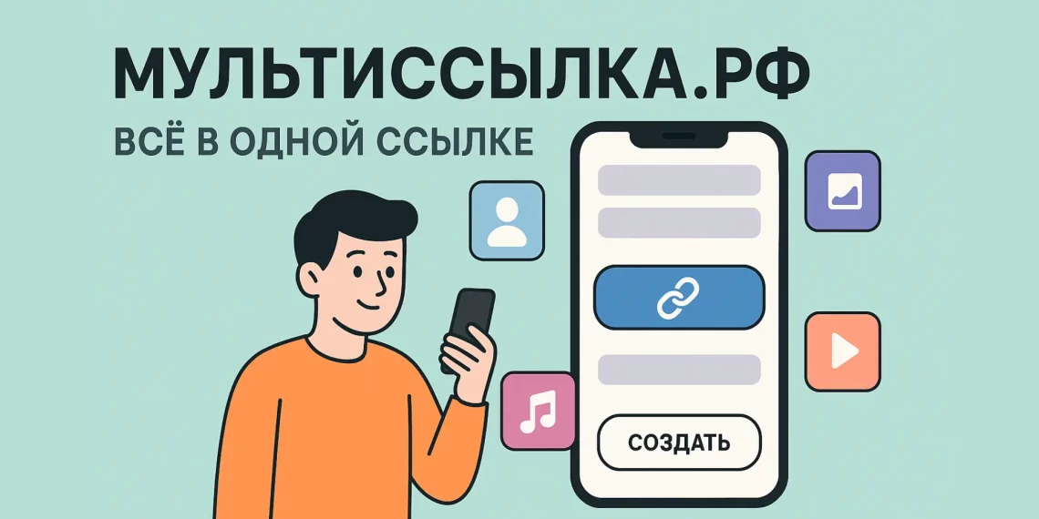 Мини-лендинг МультиСсылка — всё в одной ссылке