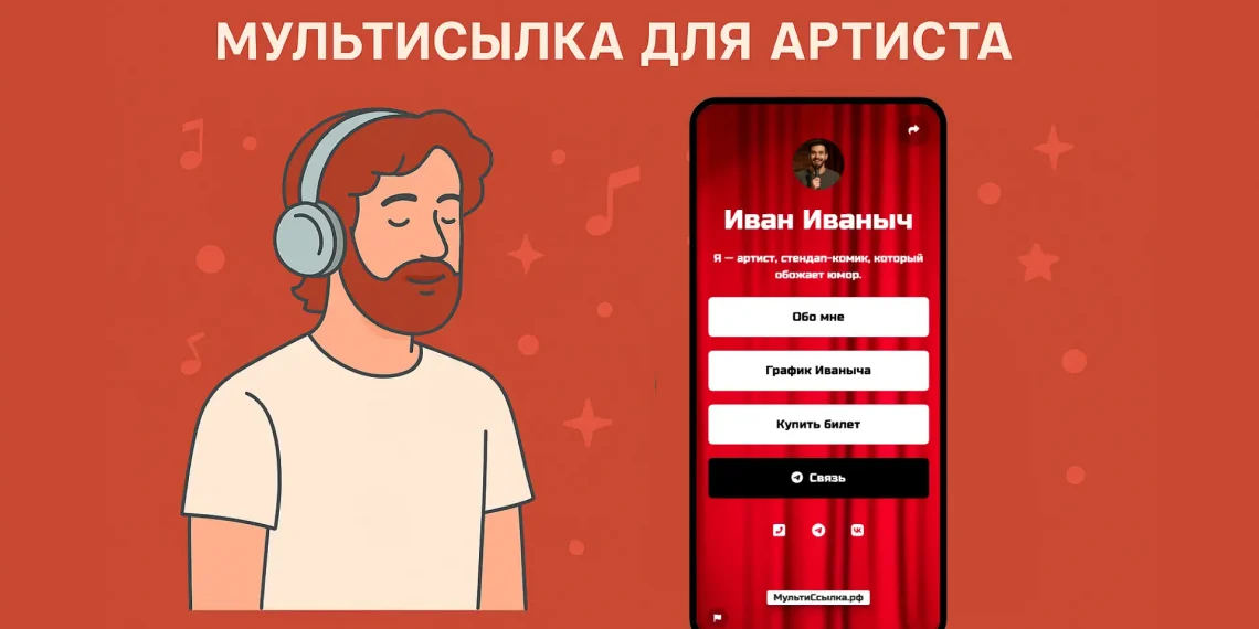 Мультиссылка для артиста